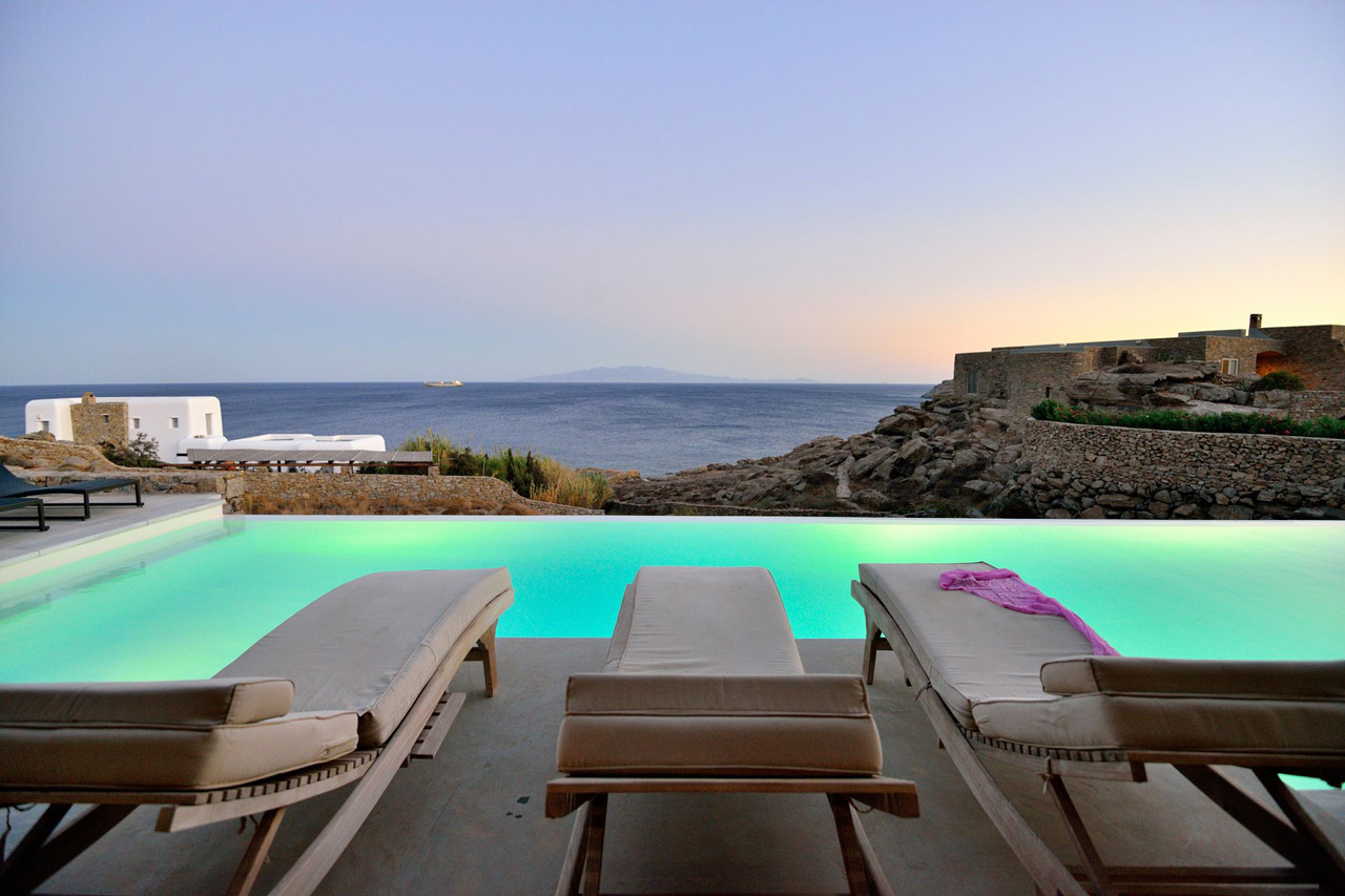 Villa White Rock Two, Lia Beach, Mykonos / Casol Villas